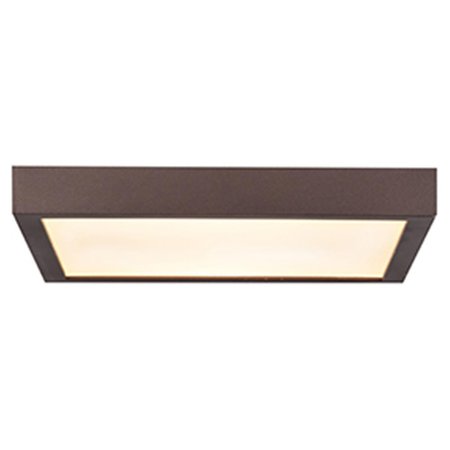 OR 20071LEDD-BRZ-ACR 1 x 7 in. Ulko Exteri LED Wet Location Flush Mount, Bronze & Acrylic Lens OR2517015